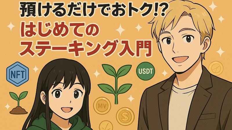 【BCG解説 Vol.8】預けるだけでおトク!? はじめてのステーキング入門